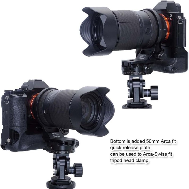 iShoot Lens Collar Tripod Mount Ring Compatible with Tamron 28-300mm F4-7.1 Di III VC VXD A074 E-Mount, Support Holder Bracket Quick Release Plate Compatible with Arca-Swiss Fit Clamp and Stabilizer - Image 5
